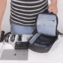 Mochila Anti-Furto com Senha USB Slim Bag