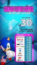 1 mês de tv pela internet