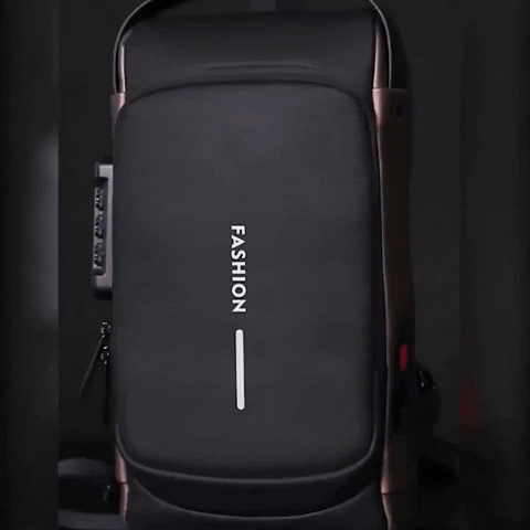 Mochila Anti-Furto com Senha USB Slim Bag